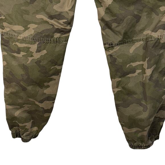 American Eagle Small TALL Mens Cargo Joggers Pants Camo Cuffed Pockets Stretch - Picture 6 of 11